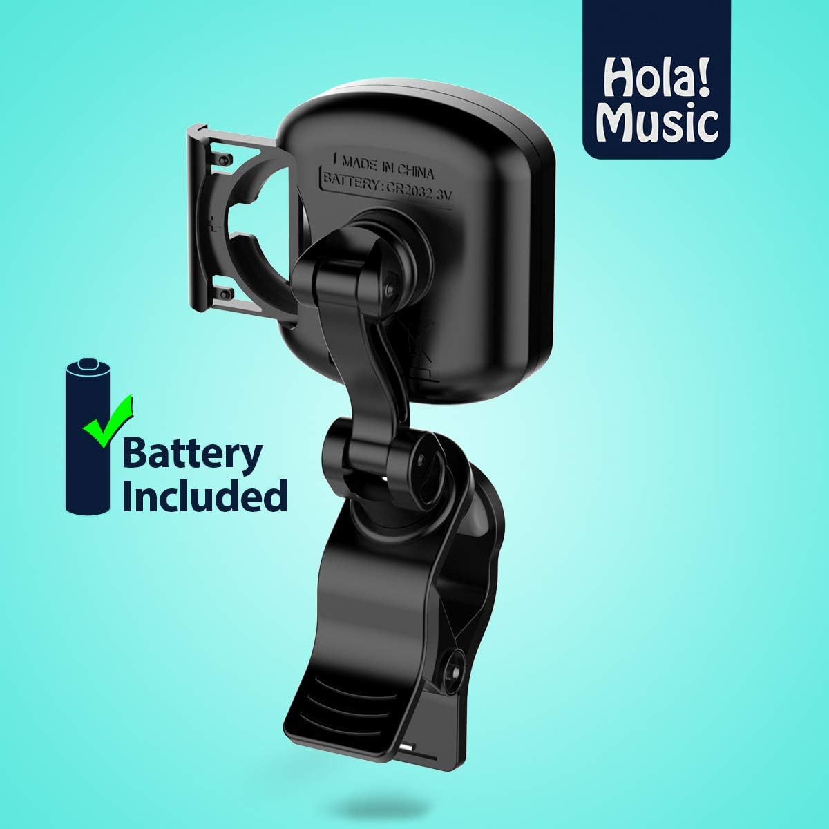Professional Clip-On Tuner, Ukulele Tuner Rechargeable, Quick & Accurate Tuning