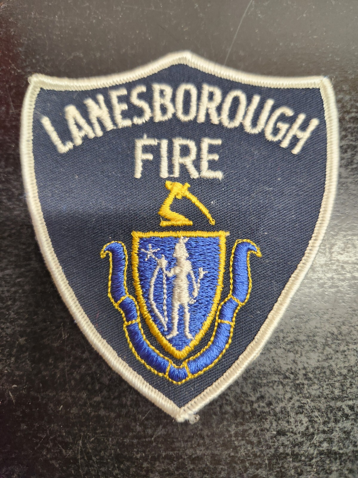 Vintage Lanesborough Massachusetts Fire Department Patch