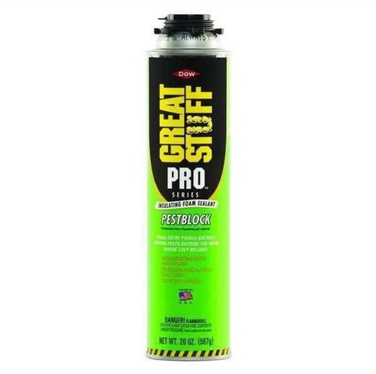 Great Stuff - 11073754 Pro Pestblock Insulating Foam Sealant, 20 fl. oz.