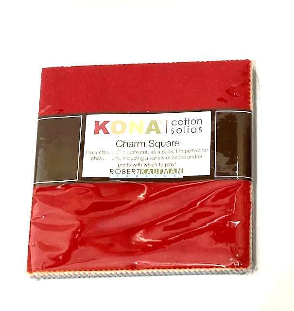 Kona Cotton Solids Charm Square Pack 30's Palette 5" Squares (42 pieces)  New