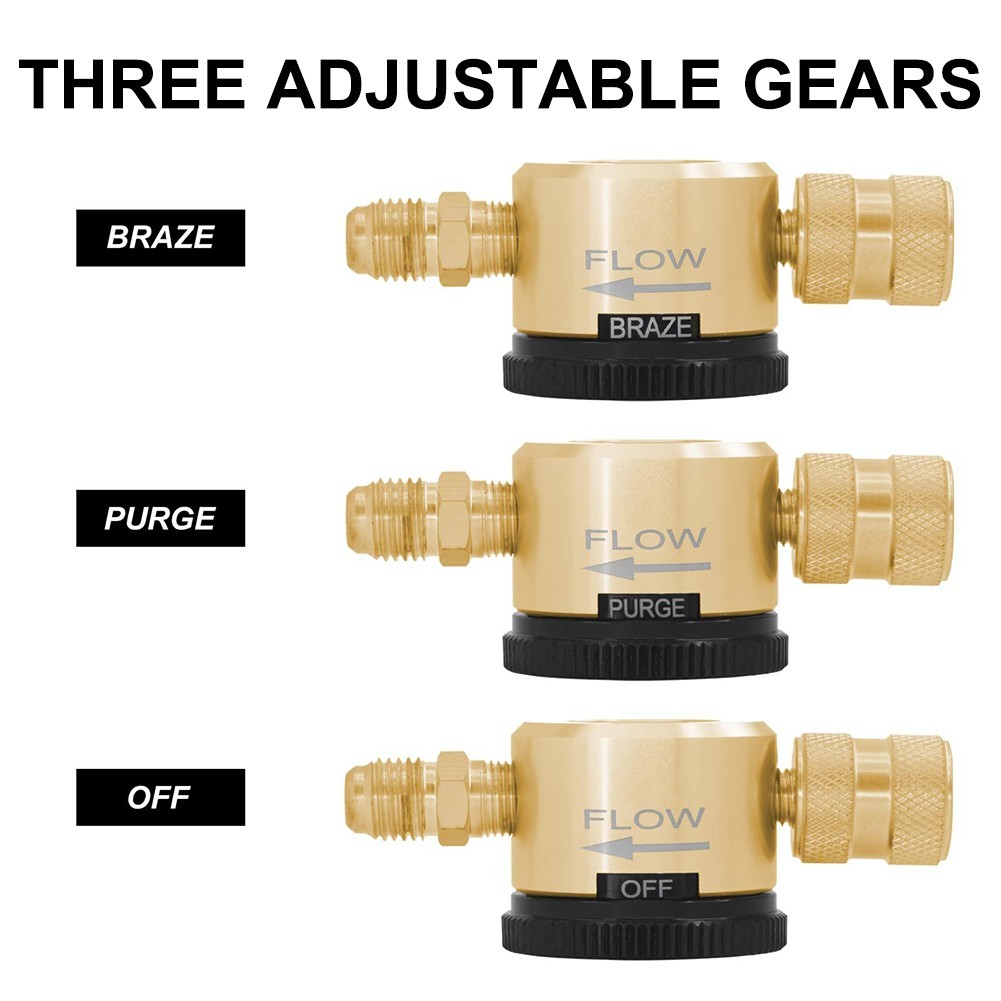 Adjustable PSI Regulator Pressure Control Tool Efficient HVAC Maintenance