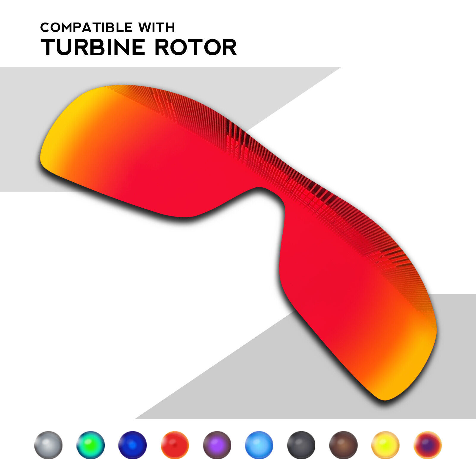 Wholesale POLARIZED Replacement Lens for-Oakley Turbine Rotor OO9307 Sunglasses