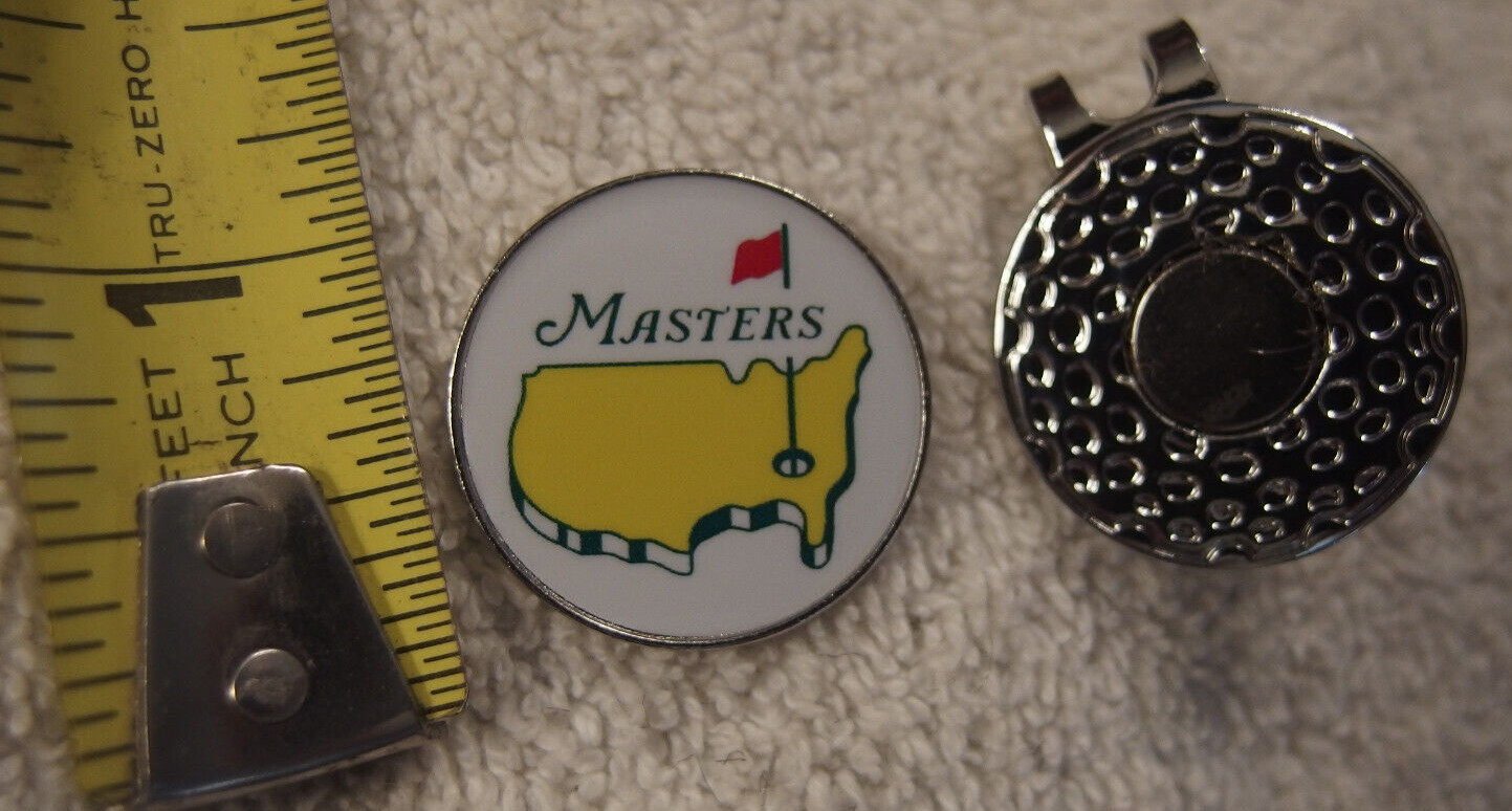 1 ad Augusta Golf Ball Mark, Hat Clip Magnetic marker golf Masters GA New