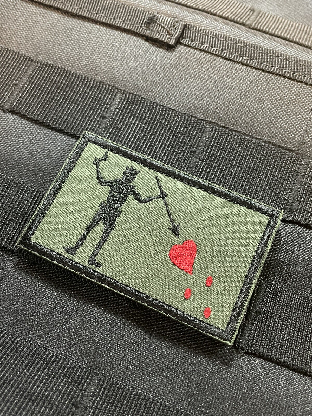 Blackbeard Pirate navy Seal DEVGRU Tactical morale Patch Hook Loop 3.2” Green