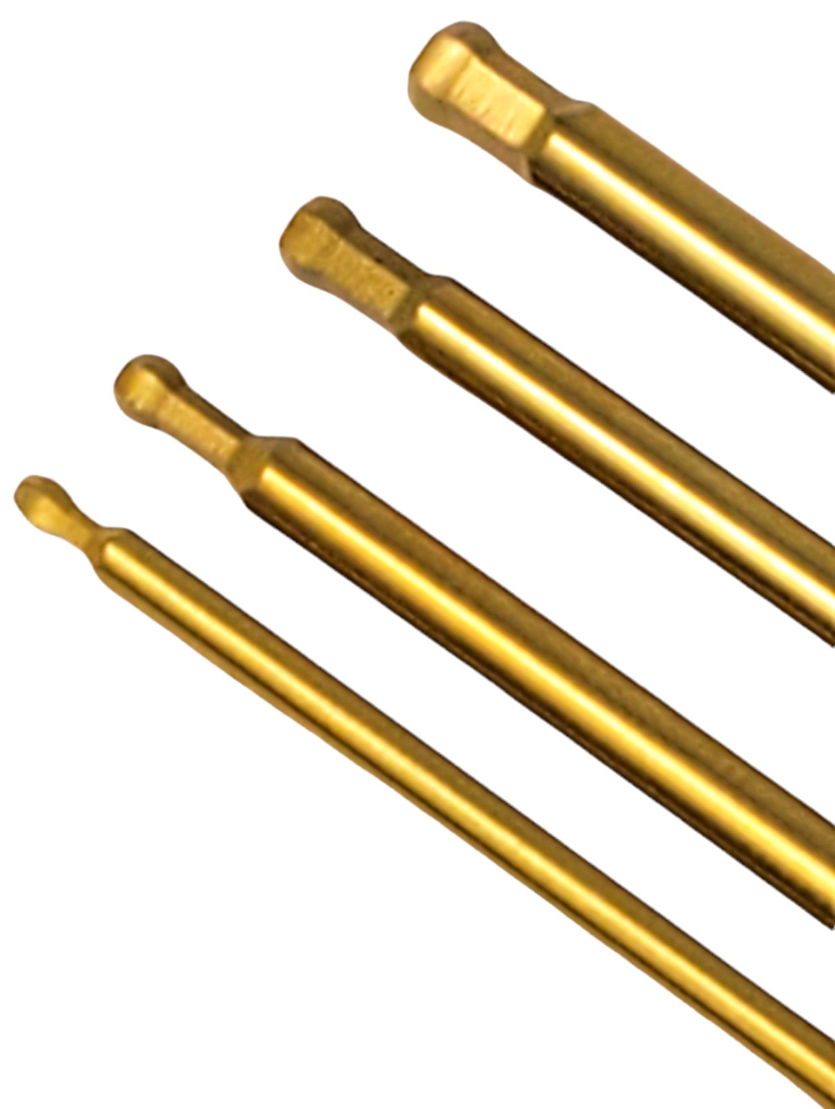 NHX RC Premium Titanium Coated Ball Hex Driver Tips : 1.5/2.0/2.5/3.0mm (4pc)