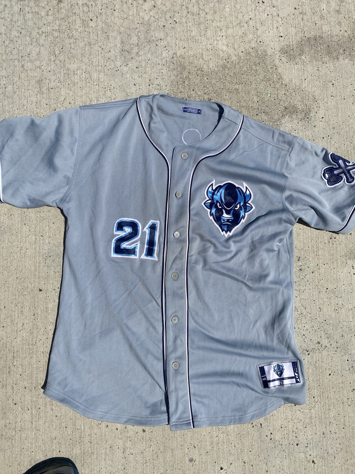 St. Louis Pioneers Baseball Jersey L Garb Athletics Mens L Multi Qty Number ?