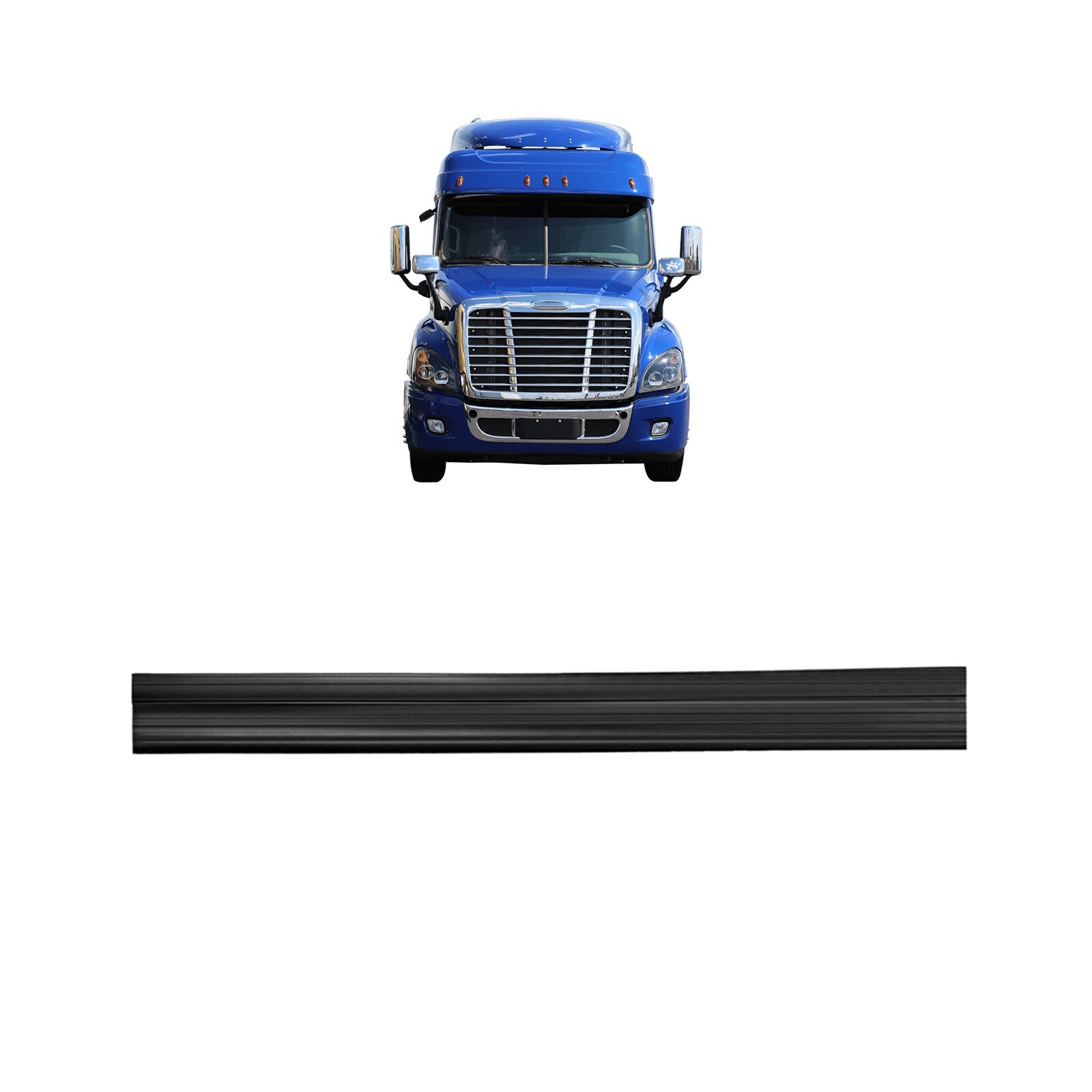Upper Fairing Extension for Freightliner Cascadia 2008-2017 Driver (LH) Side