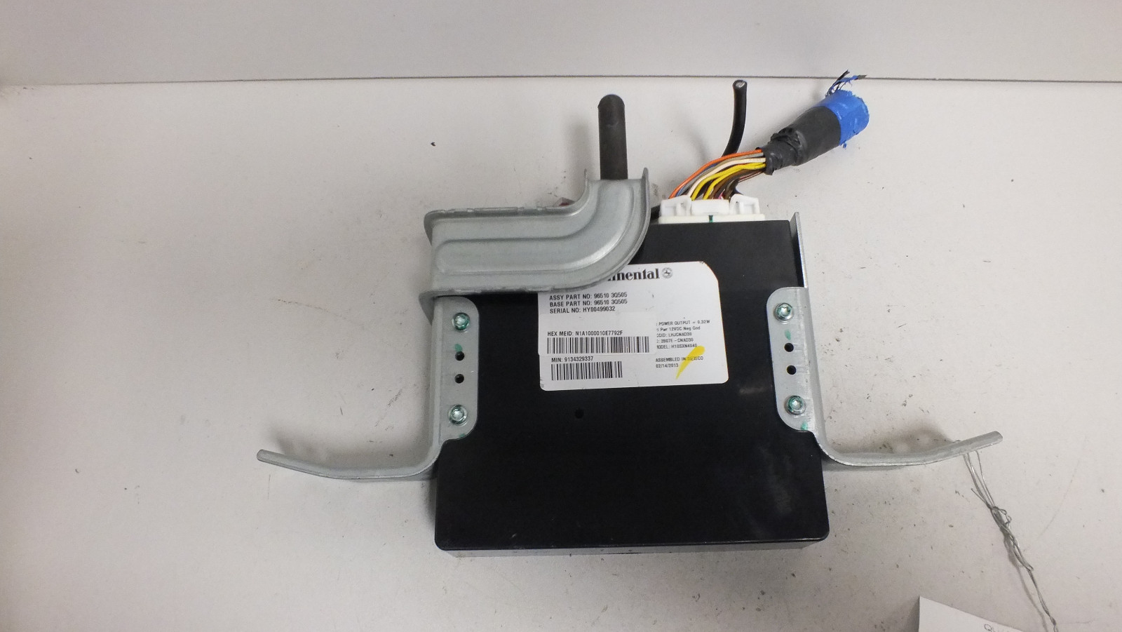 12 13 14 2012 2013 2014 HYUNDAI SONATA HEAD UNIT CONTROL MODULE 96510 3Q505 #25
