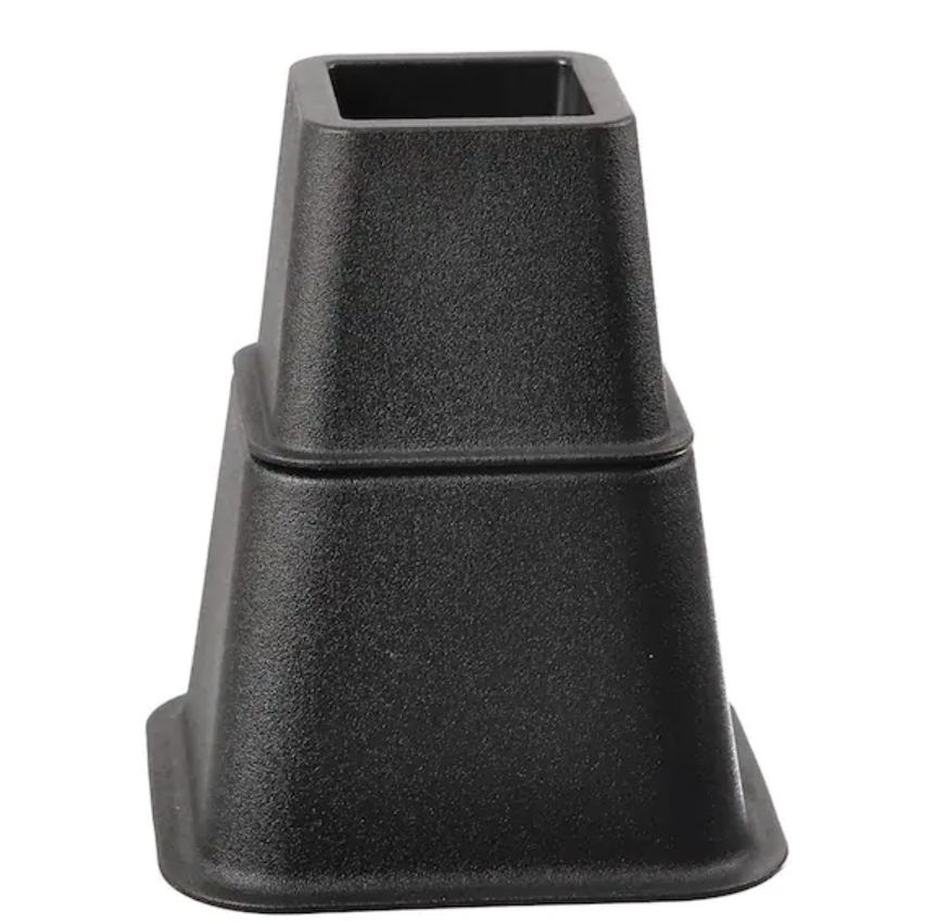 Everbilt Adjustable Bed Risers, Stackable Frame Furniture Risers, 6 Inch Height