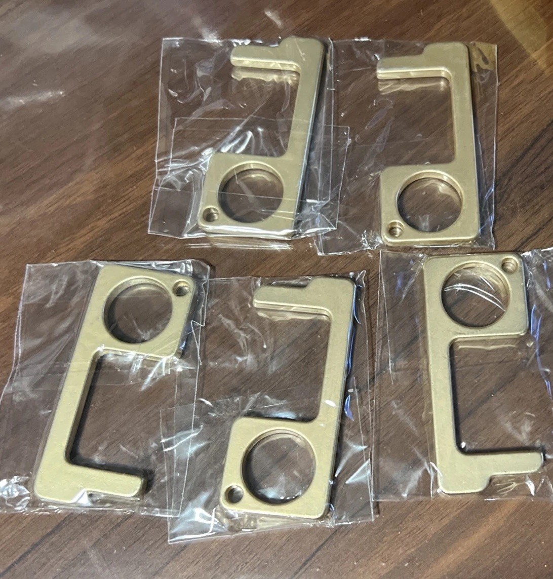 EDC Door Opener Handle Key Touchless Gold