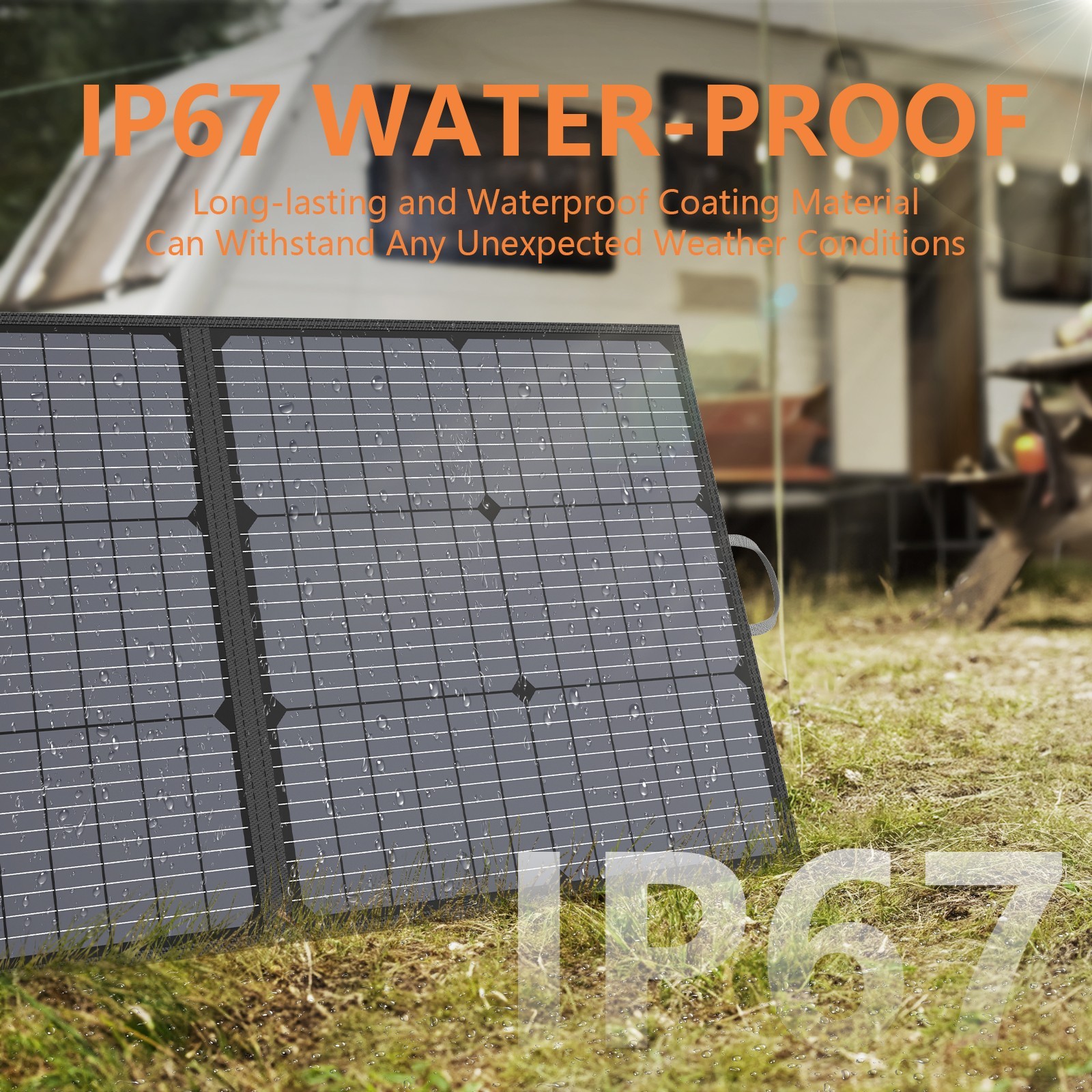 110W 220W Foldable Solar Panel for Jackery EcoFlow with XT60 DC7909 DC8020 Cable