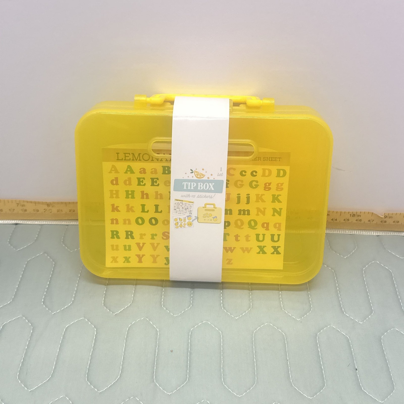 Target Bullseye Tip Box Alphabet Design Yellow – Easy Valentine Box