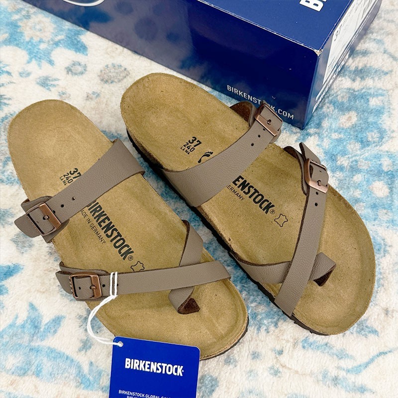 Birkenstock Mayari Mocha Birkibuc Women's Shoes Casual Thong Sandals