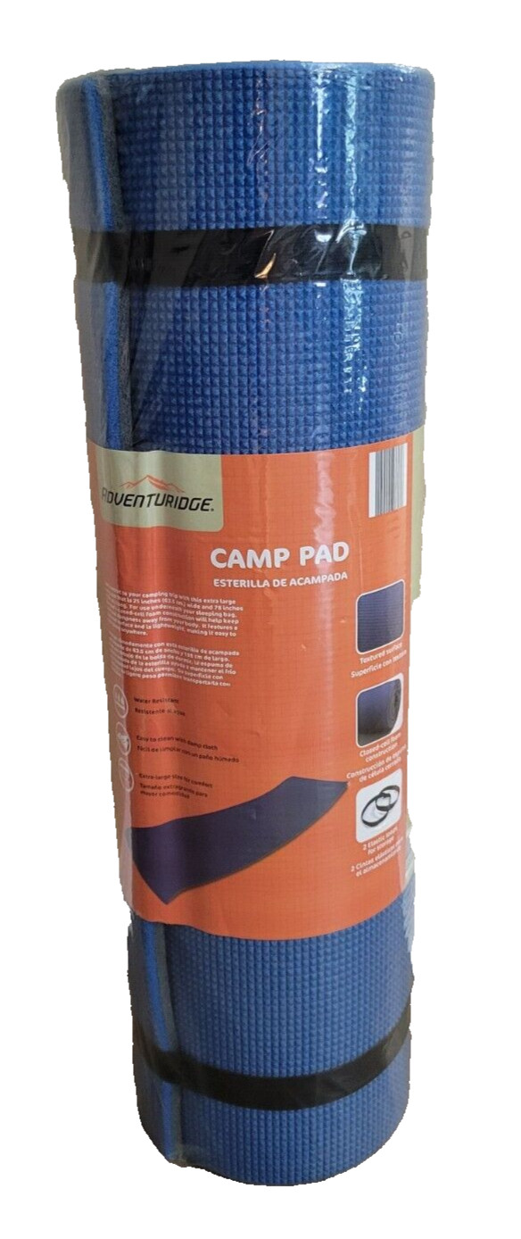 Adventuridge Camp Pad Lightweight Insulating Water Resistant Antimicrobial NEW