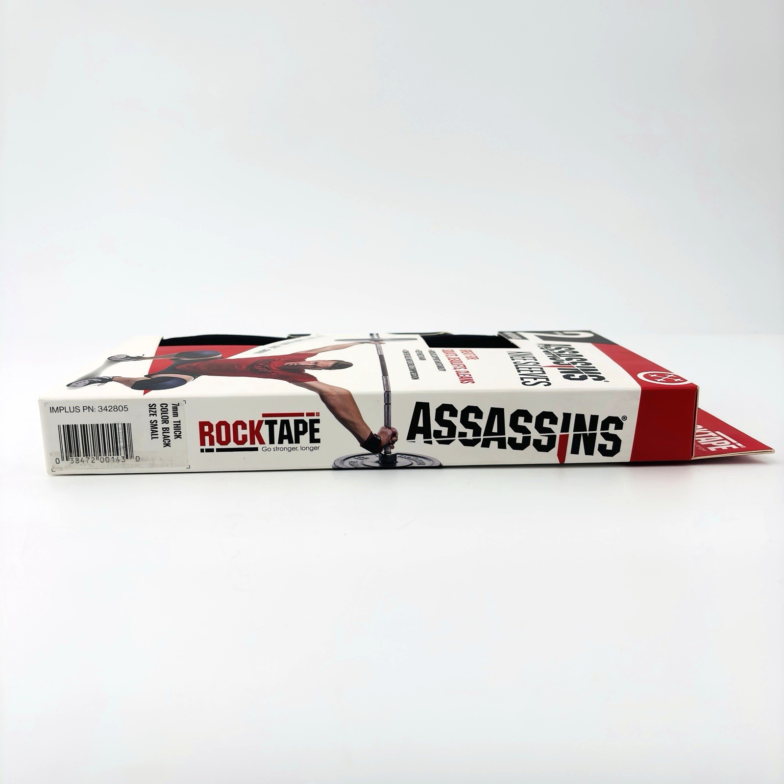 NEW Small RockTape Assassins Compression Knee Support Sleeves 7mm Thick Black