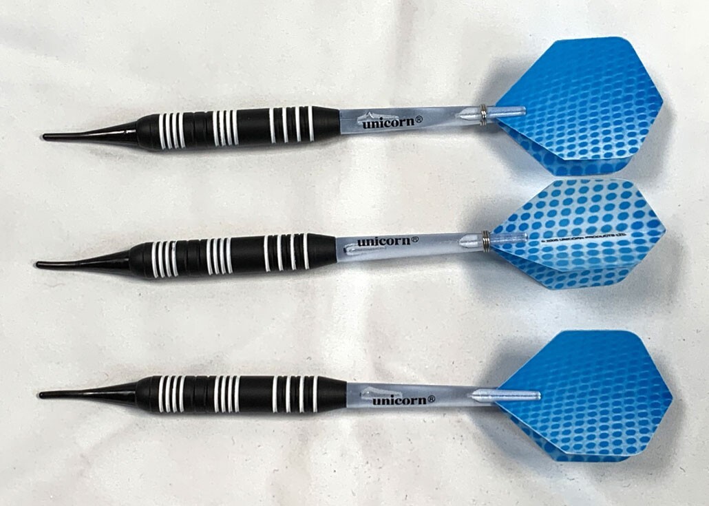 Unicorn Soft Tip Darts Flights Case Accessories Lot