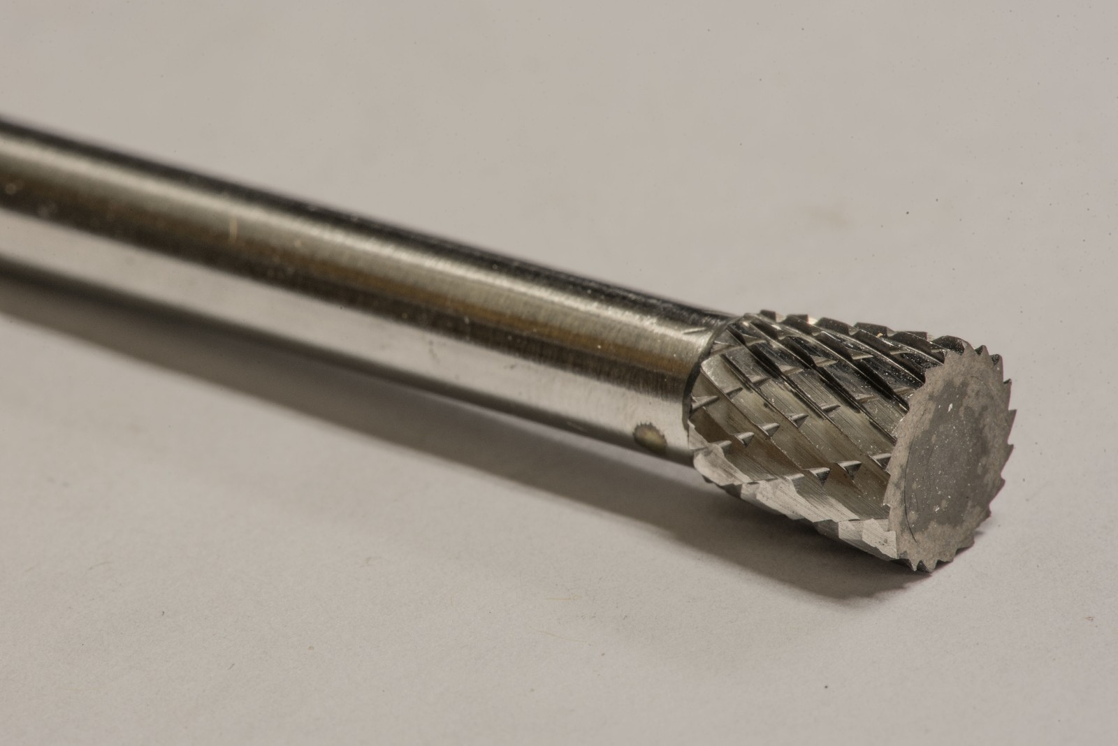 SN2D Taper Shape Tungsten Carbide Burr Bur Cutting Tool Die Grinder Bit 1/4" NEW
