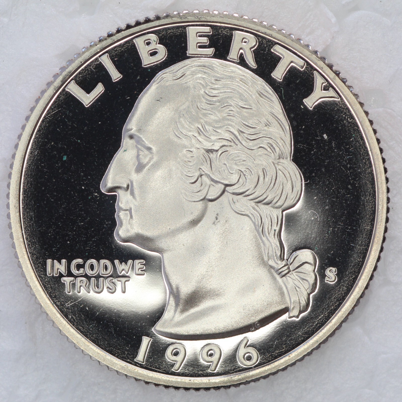1996 S CLAD Proof Washington Quarter UNCIRCULATED