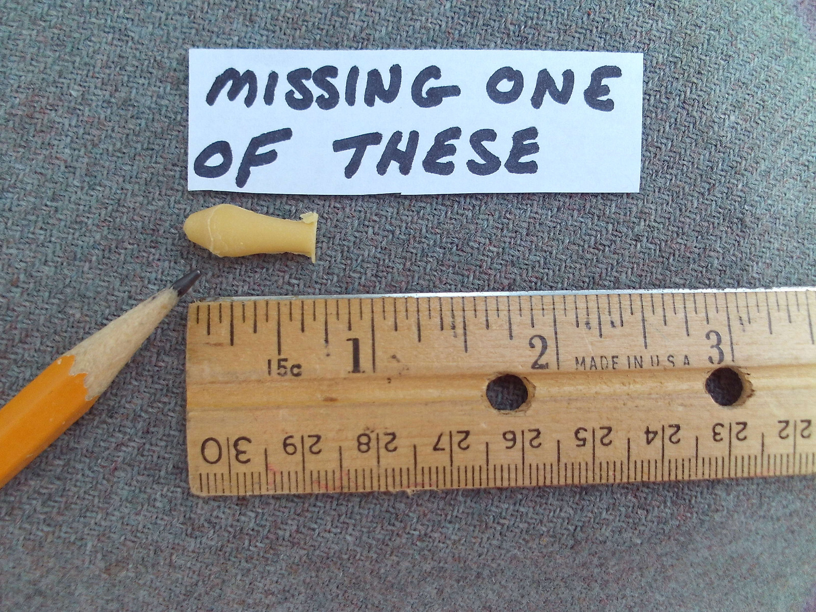 VTG 1985 HERB DEEKS MODELS FLASH GORDON EVIL EMPEROR ROCKET KIT MISSING 1 PART