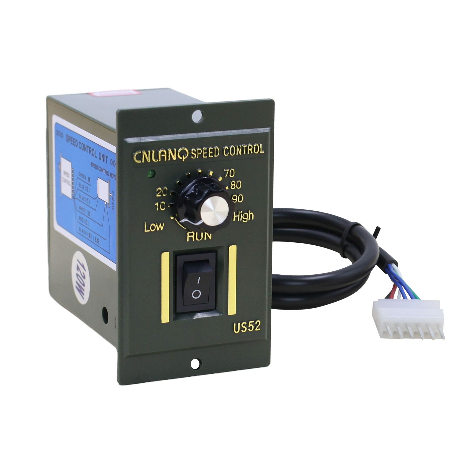 Electric Speed Controller AC 110V 120W Motor Reversible Switch Regulator Control