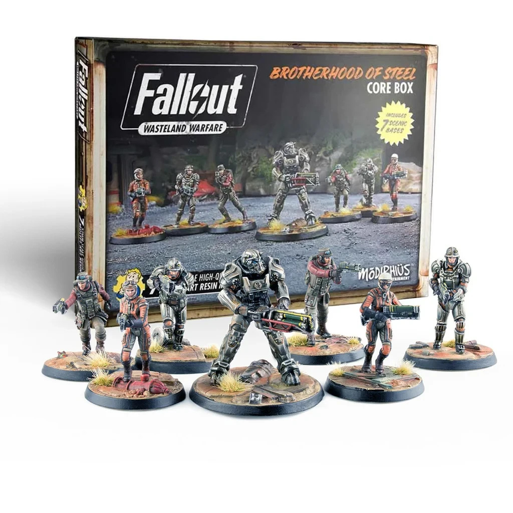 Fallout: Wasteland Warfare - Brotherhood of Steel Core Box ($69 MSRP)