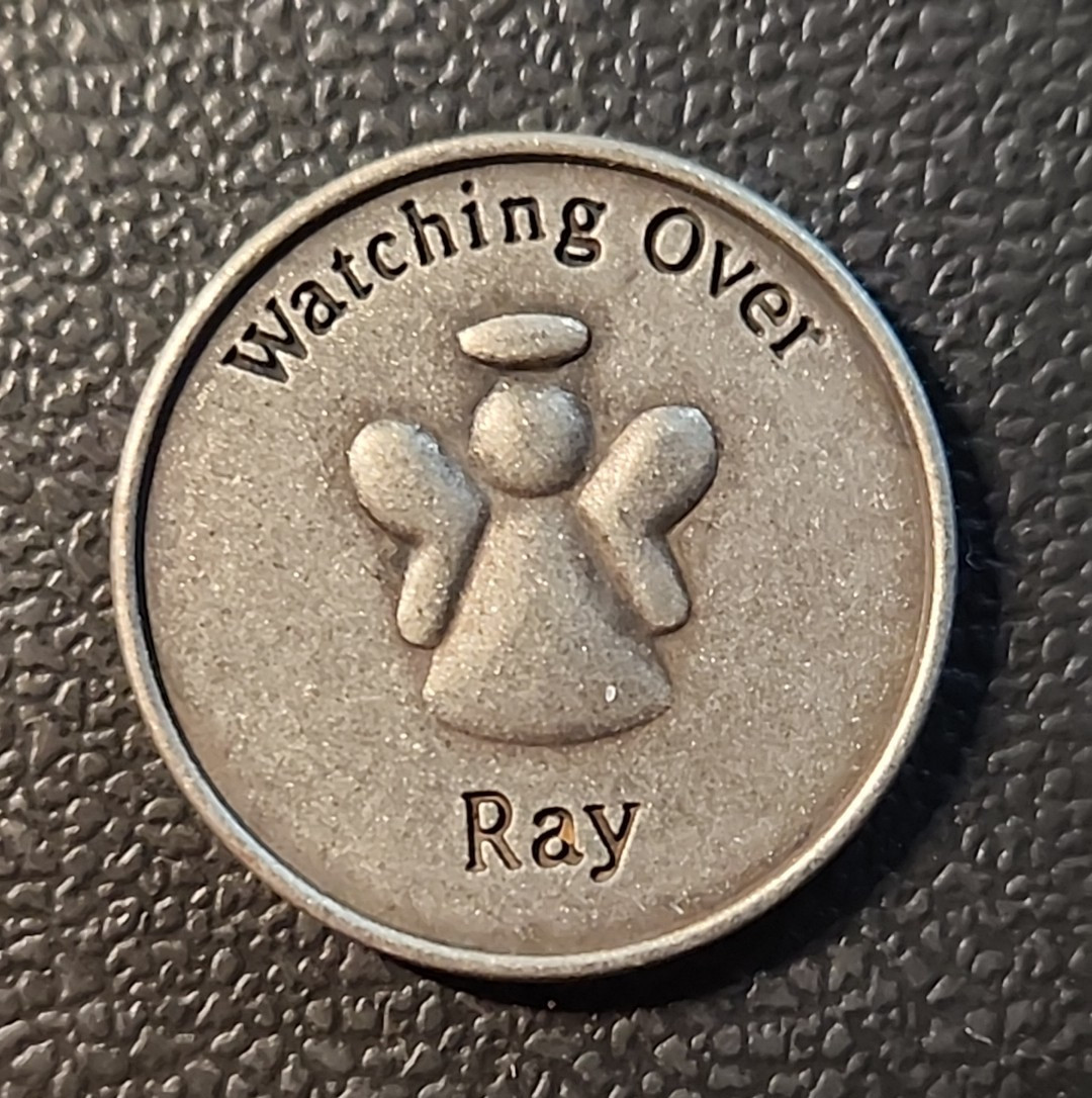 Token Guardian Angel Day & Night Watching Over Ray GANZ 1"