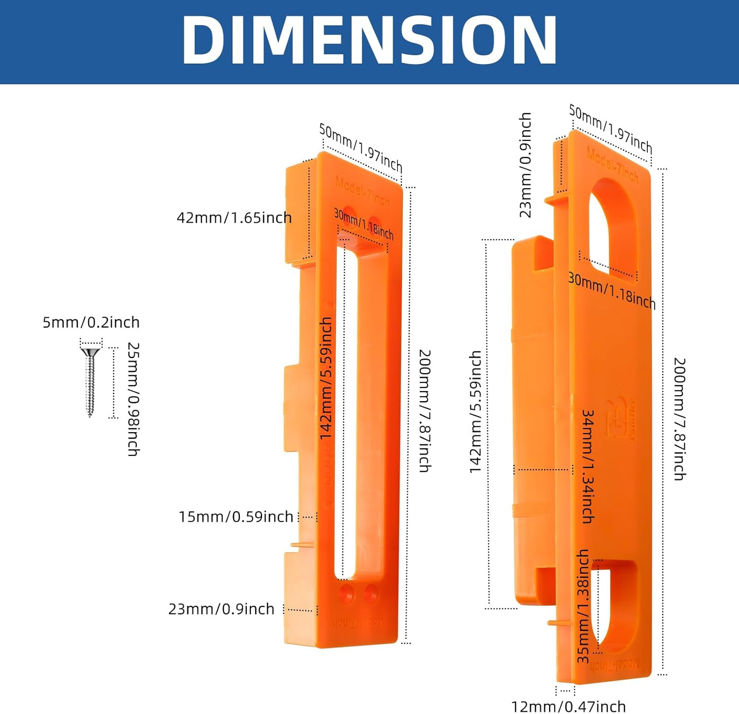 Tambee Hidden Hinge Template Invisible Hinge Router Guide Template for Tambee
