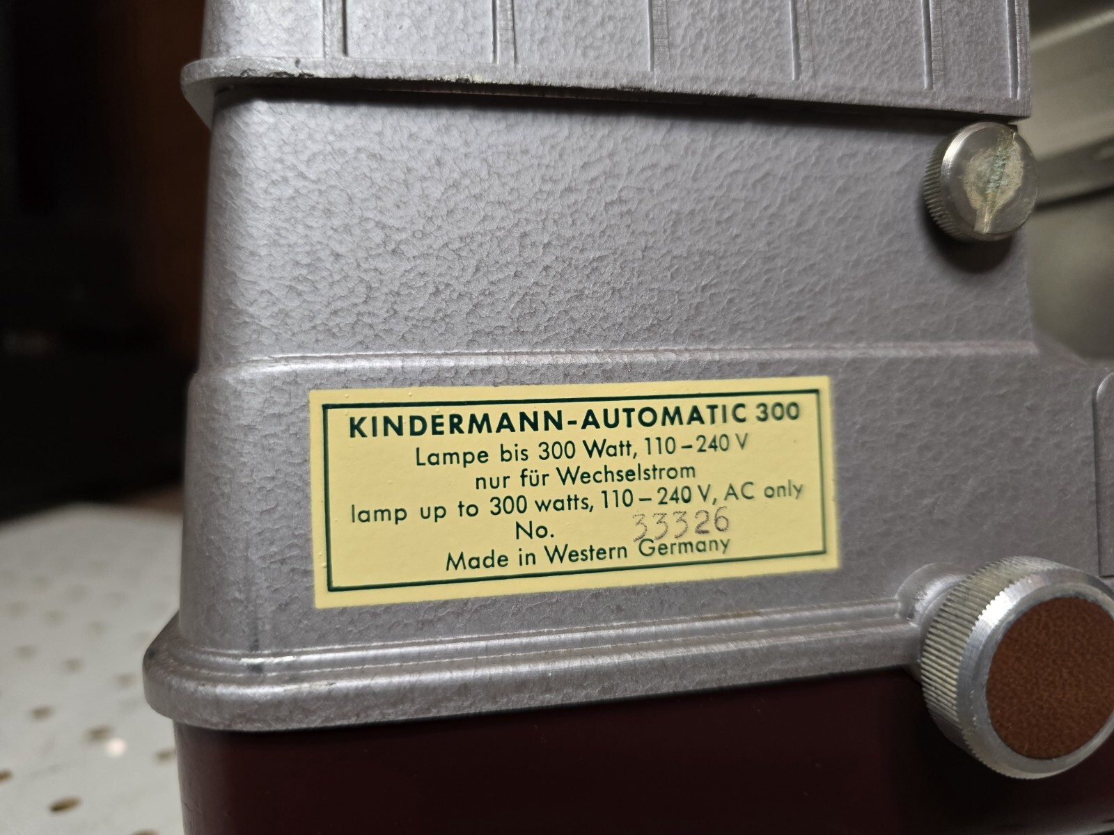 60s design KINDERMANN AUTOMATIC 300, not tested!!