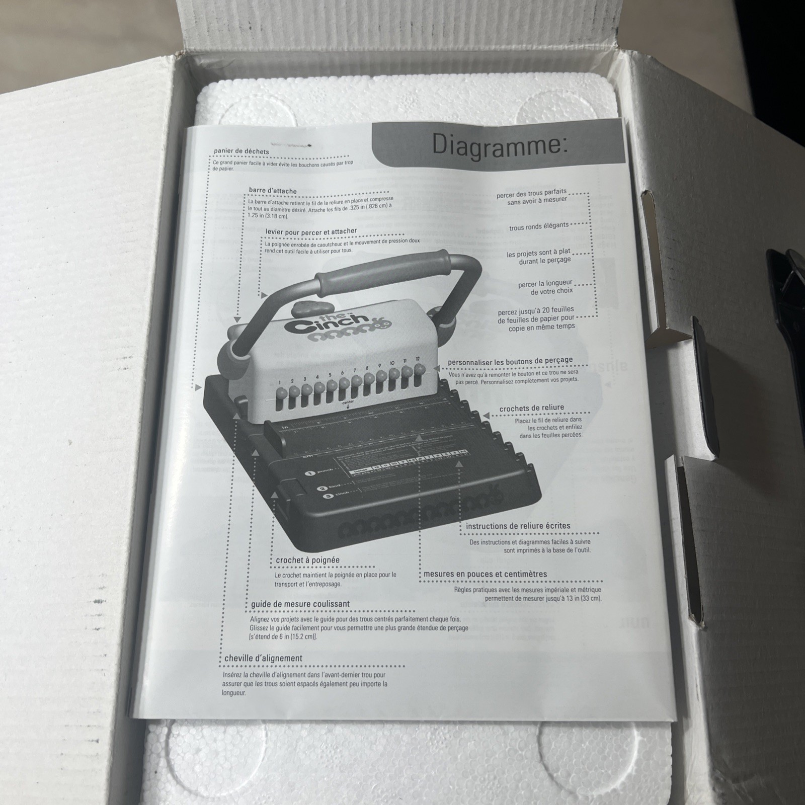 New The Cinch Book Binding Tool We R Memory Keepers Machine Bundle Tool Open Box