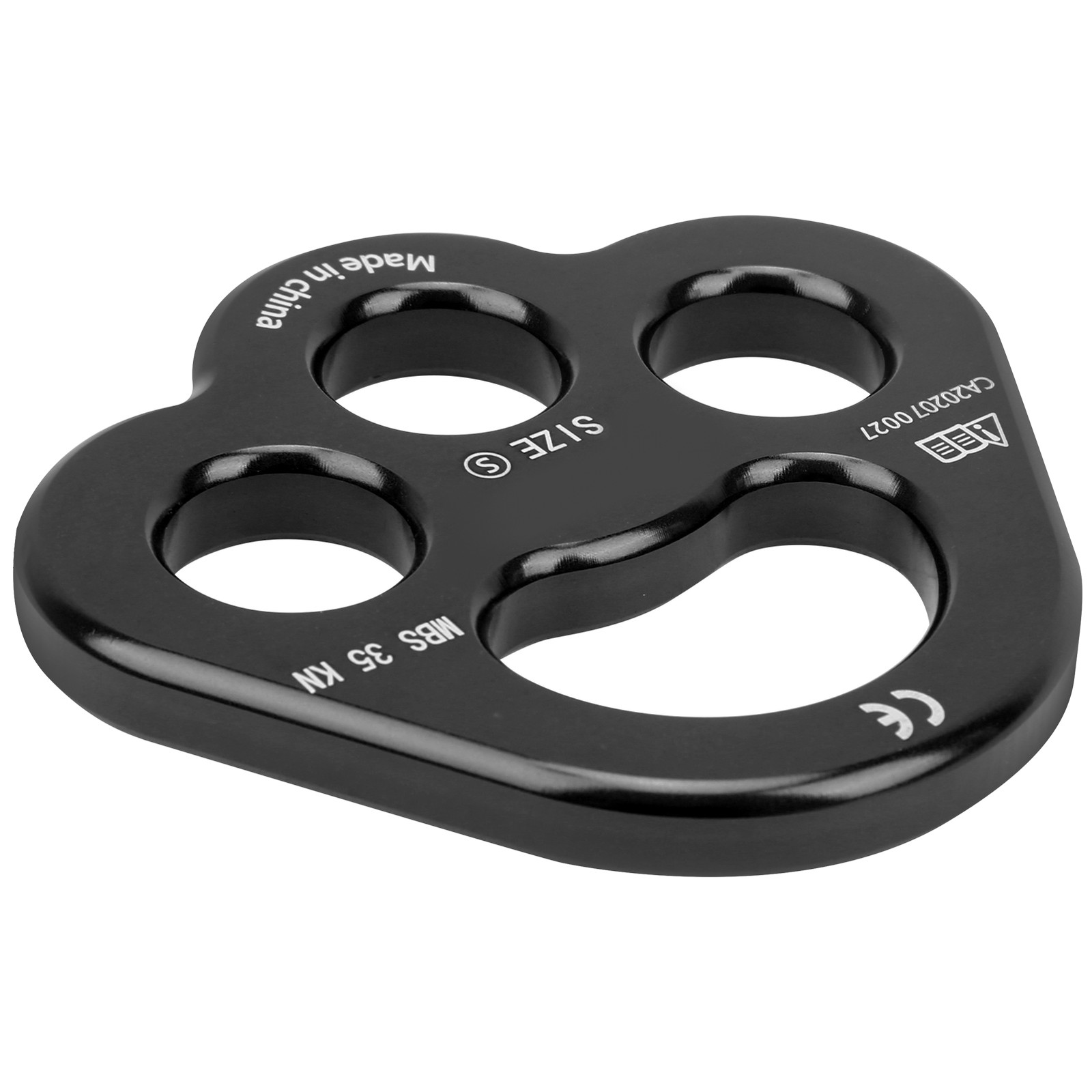 Black Rope 3 Holes Force Rigging Plate Anchor Divider Finger Force WT