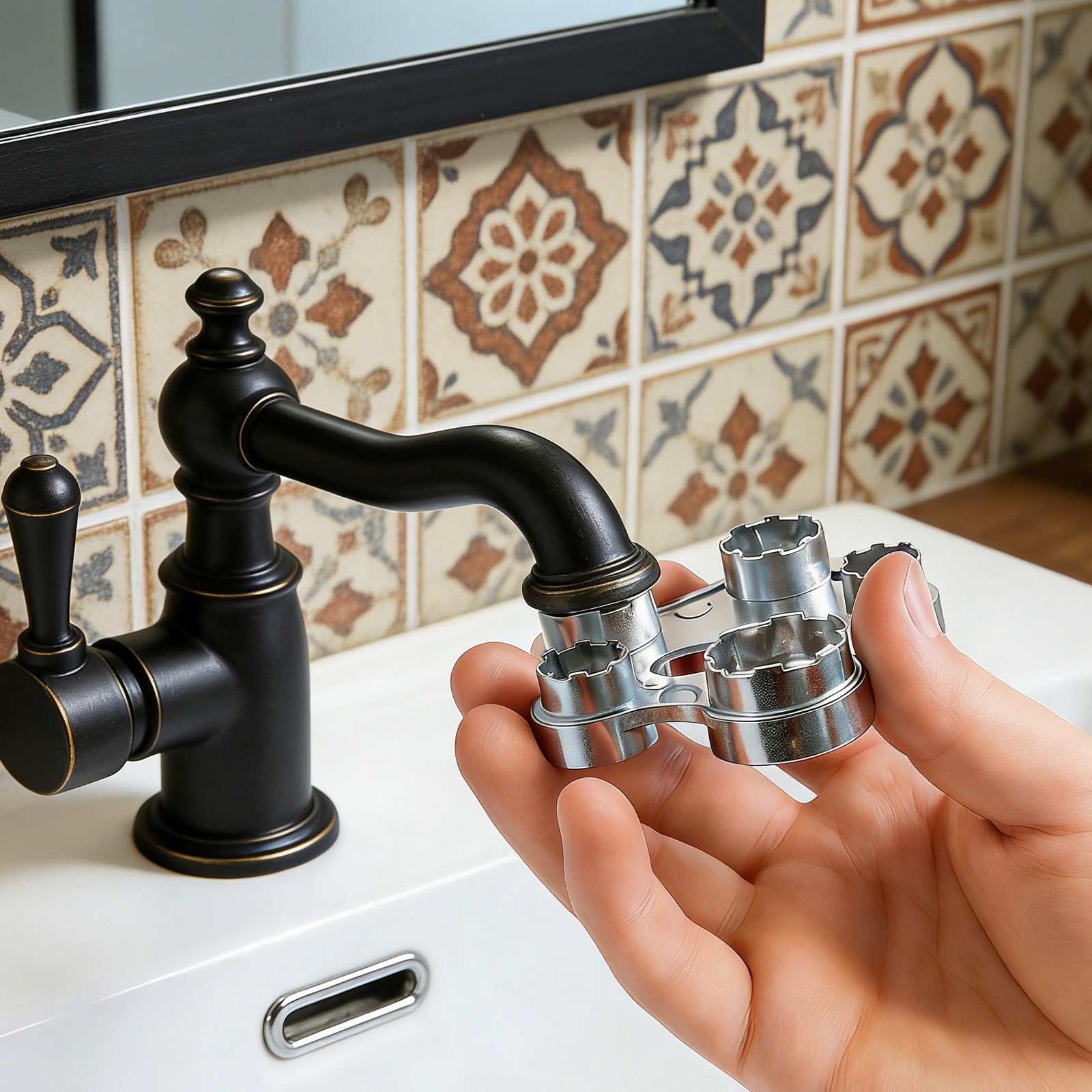 Faucet Bubbler Wrench, Disassembly Tool for Changing Faucet Attachment