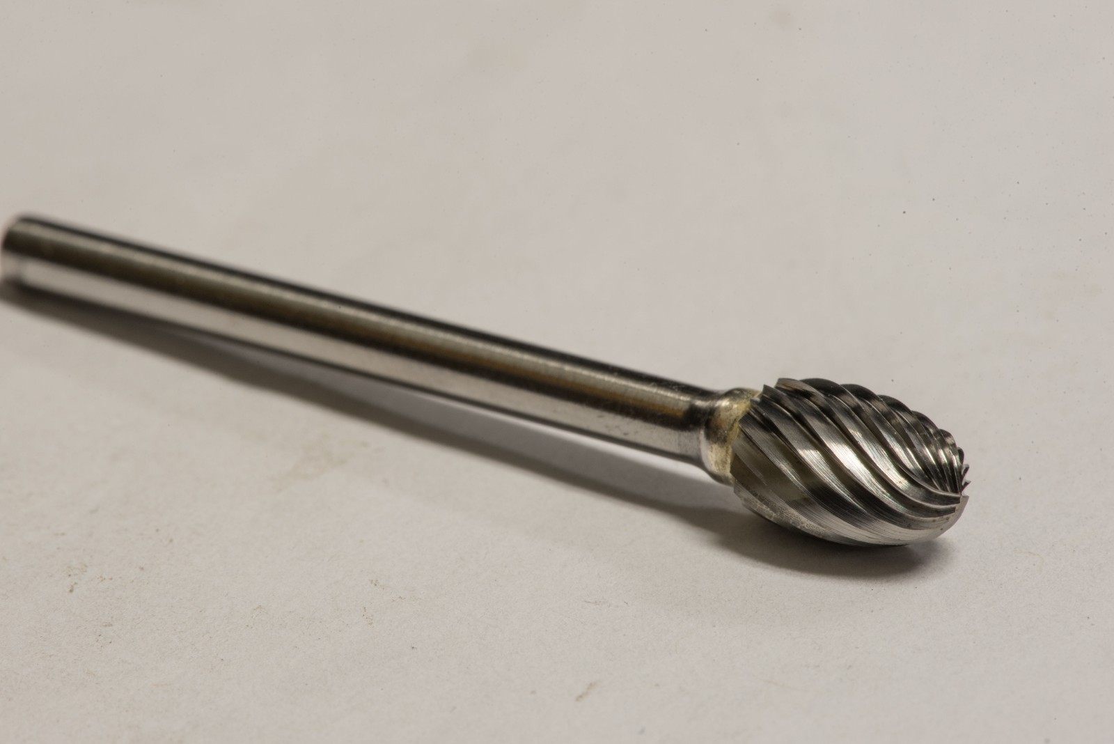 SE51S Oval Shape 1/4" Carbide Burr Bur Tool Die Grinder Bit 1/8" NEW