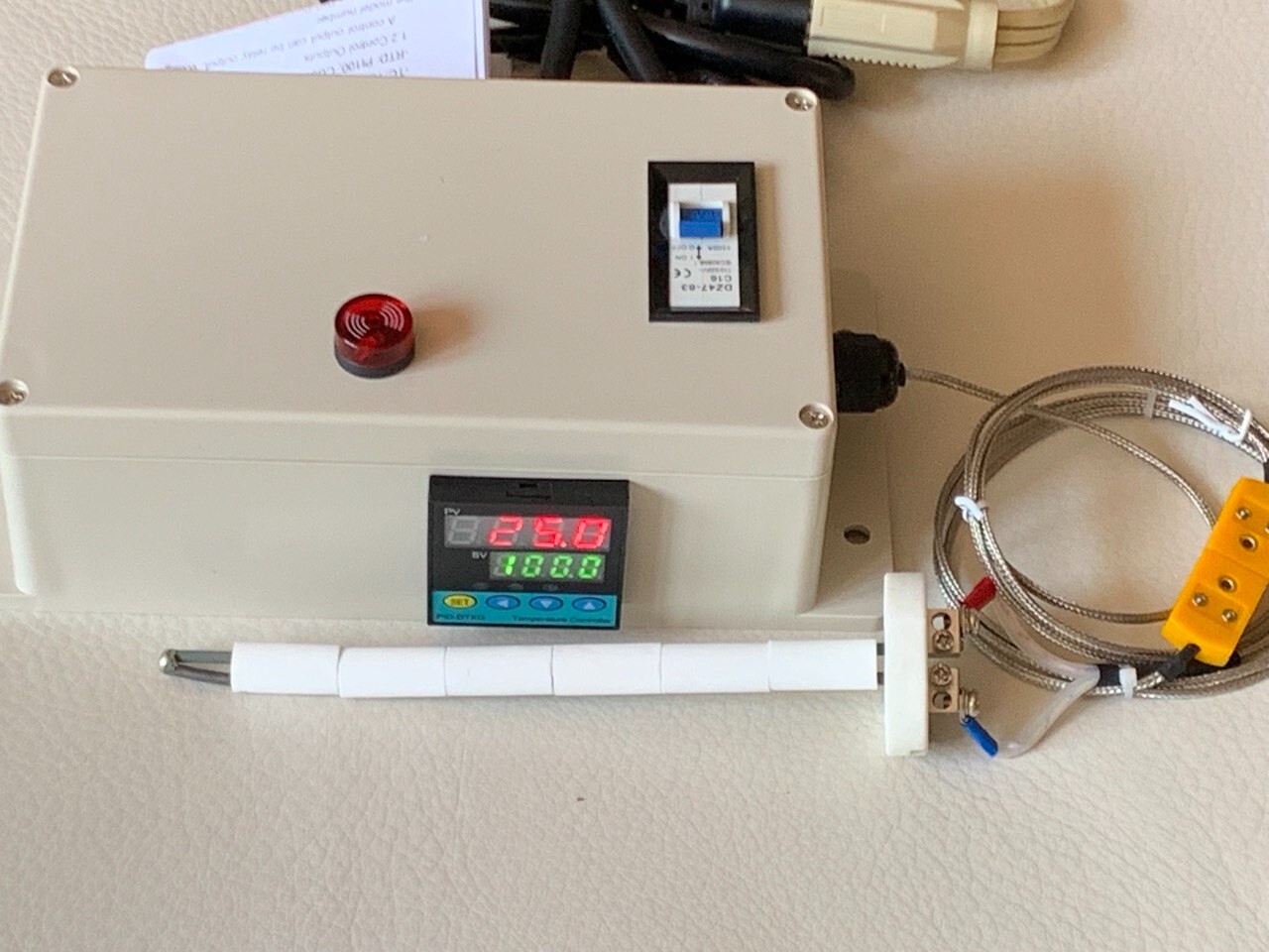 Plug Play PID Temperature Controller Glass Ceramic Pottery Annealing Glaze Oven