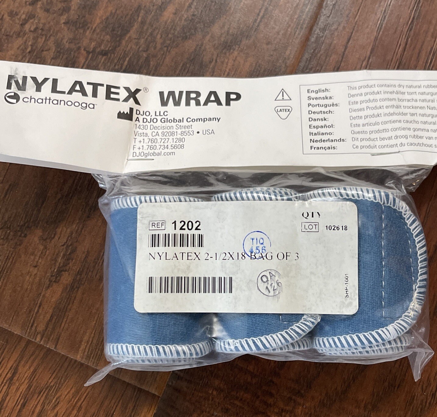 Nylatex Wrap - 2.5 Inch x 18 Inch - Package of 3 Lot Bundle