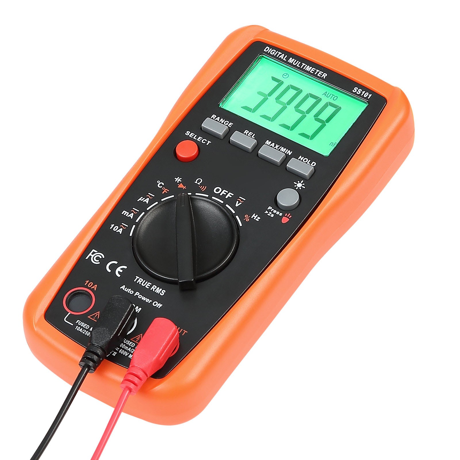 Uimoso Digital Multimeter 4000 Counts Auto-Ranging TRMS Voltage Tester