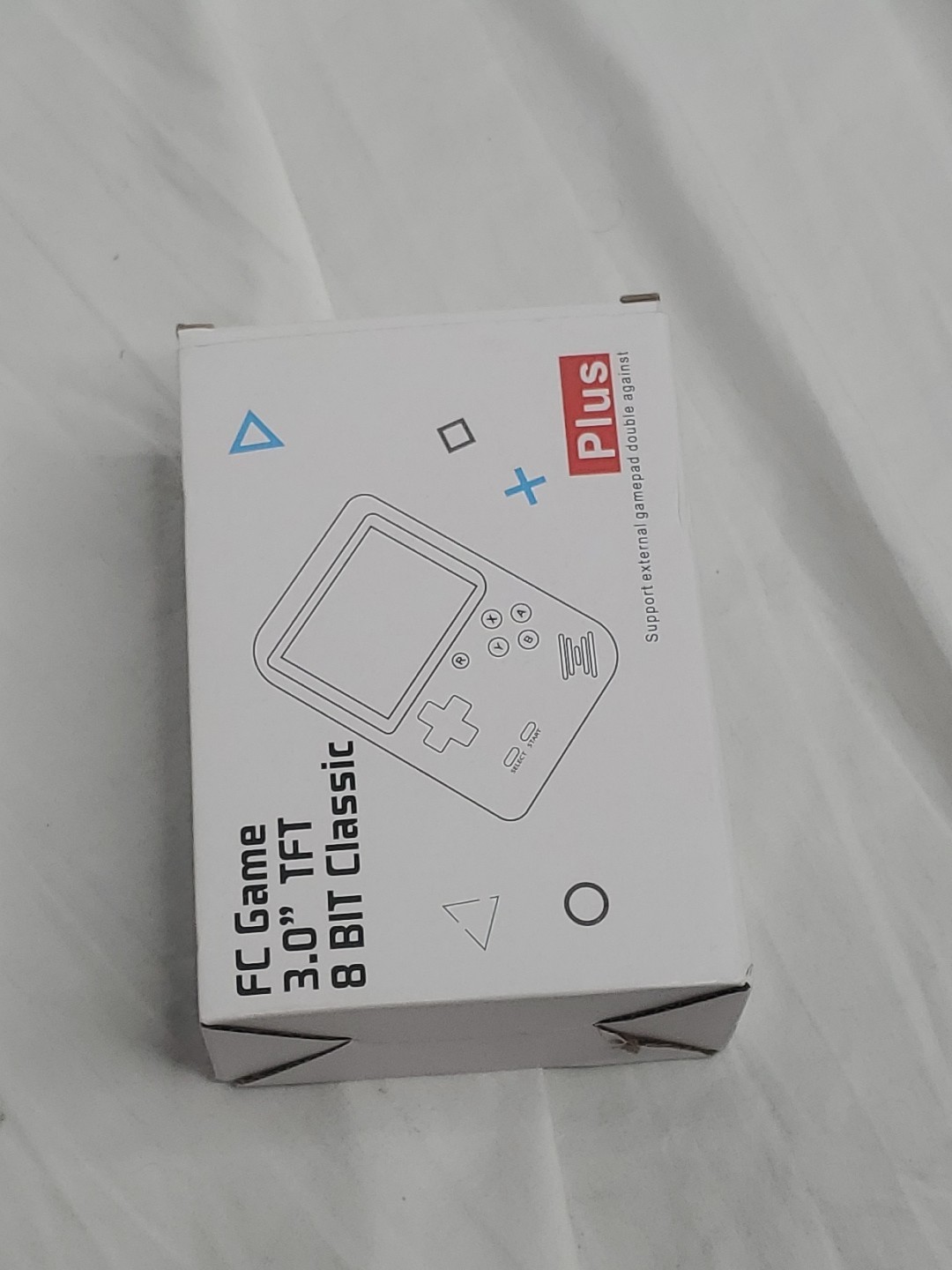 FC Game Handheld Console Red 3.0” 8 Bit Classic New Gamepad LCD (AQA)