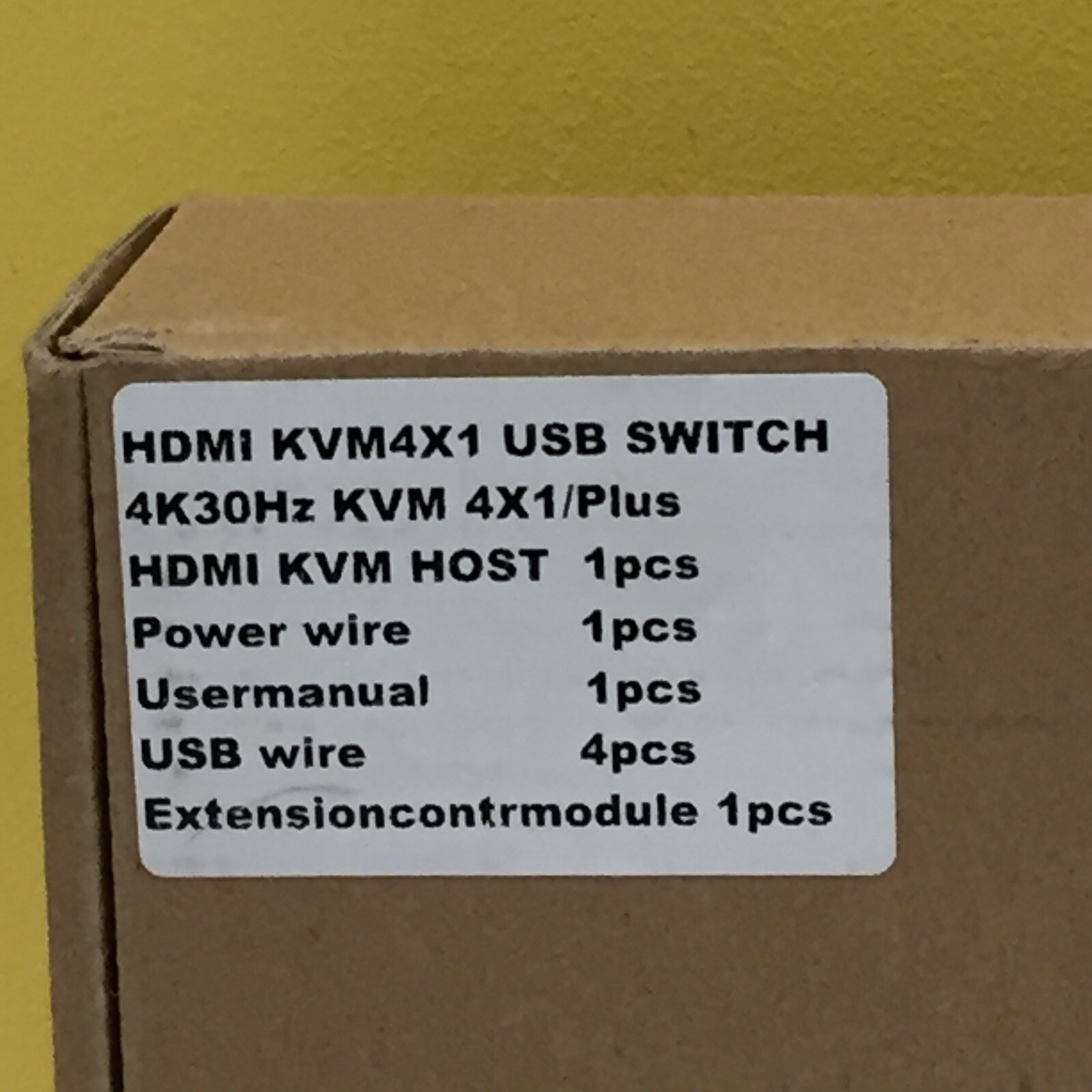 HDMI KVM Switch, Tendak 4K 4 in 1 Out KVM Switch Box Keyboard Mouse Printer Swit