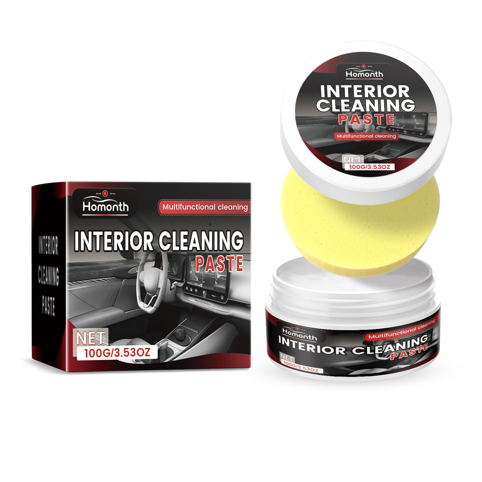 100g Car Leather Color Restorer Cream Cleaning Paste For Car Seats Leather Care