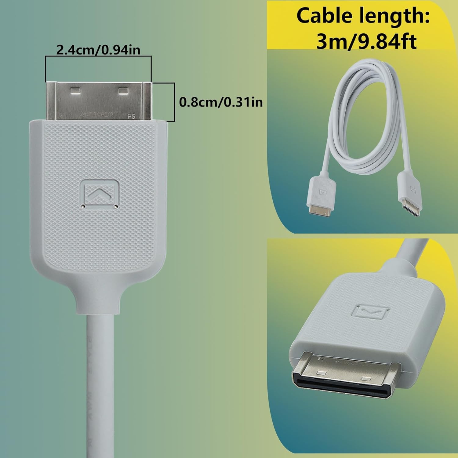 One Connect Cable 3M BN39-02210C MU8000 MU7000 MU800D MU8500 MU850D MU9000 TV