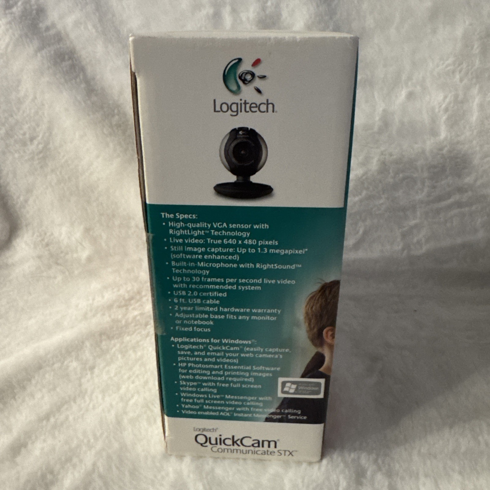 Logitech Quickcam Communicate STX Webcam For PC ~ New Sealed
