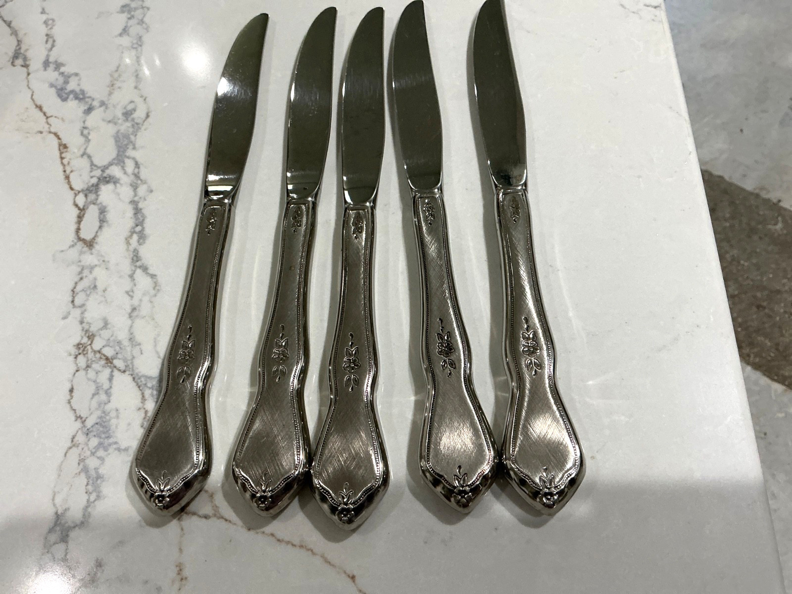 Oneida MORNING BLOSSOM Burnished Stainless Flatware - Choice