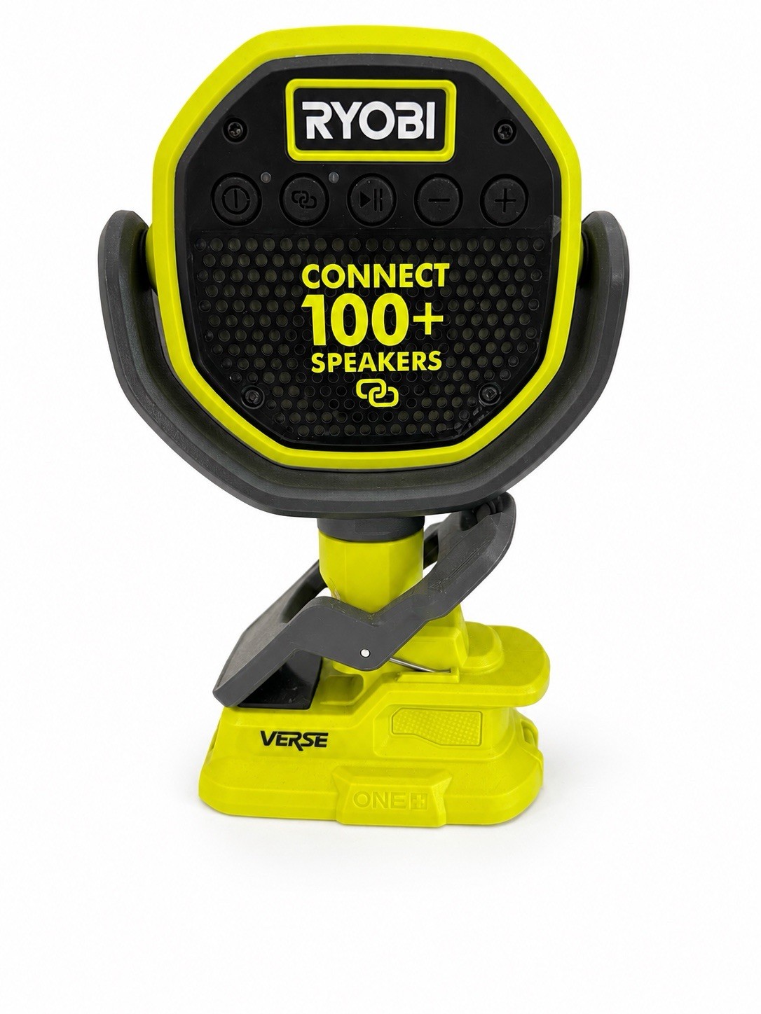 RYOBI ONE+ 18V VERSE Clamp Speaker PCL615 Bluetooth Wireless Speaker Tool Only