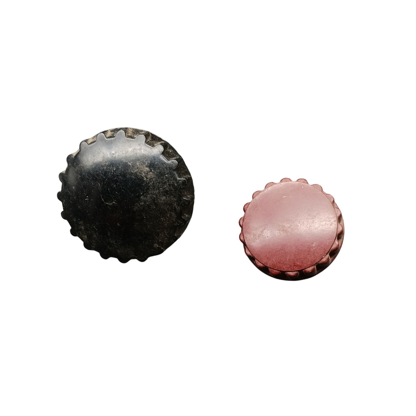 Vintage Metal & Bakelite Plastic Industrial Gear Knobs with Screw Fixtures