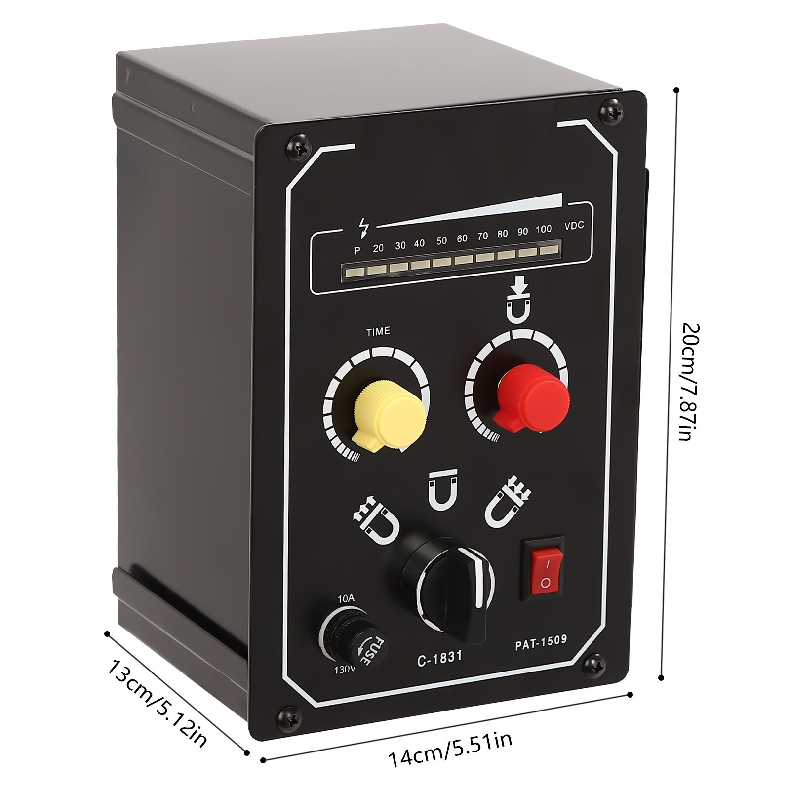 Electro Magnetic Chuck Controller 10A DC 0-100V Adjustable with LED Display 110V