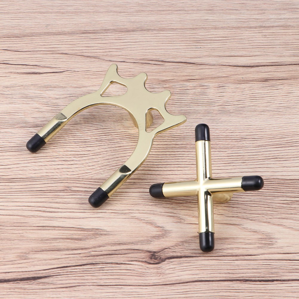2Pcs Reusable Billiard Supplies Pool Cue Holder with Creative Antler Design