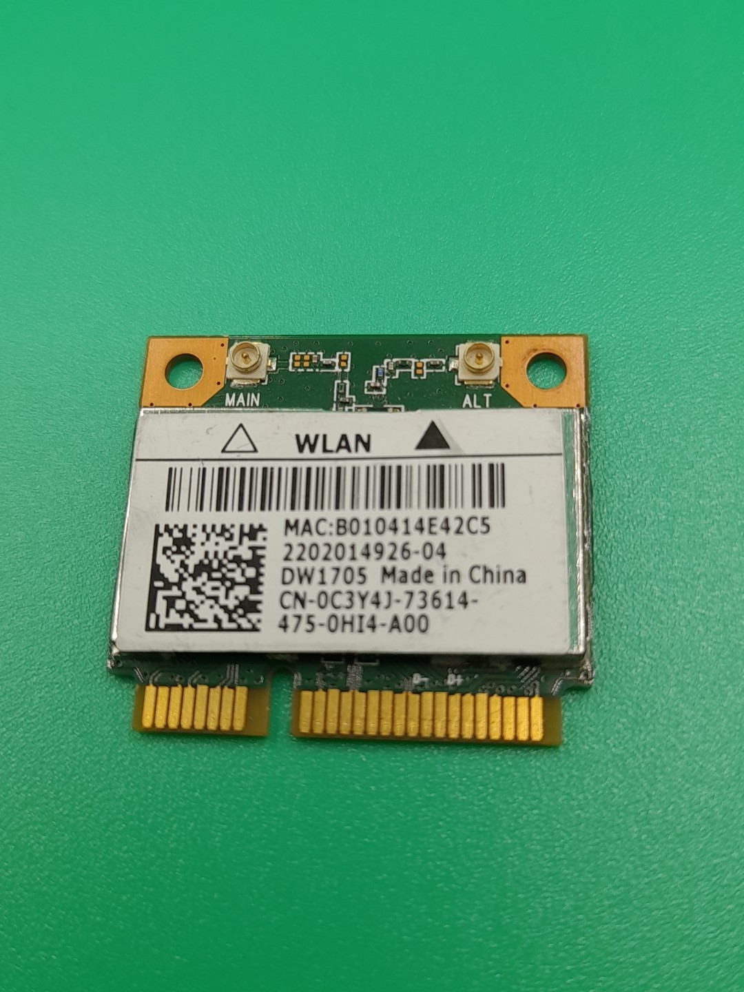 C3Y4J QCWB335 DELL WIRELESS CARD LATITUDE 3440 P37G (CA712)