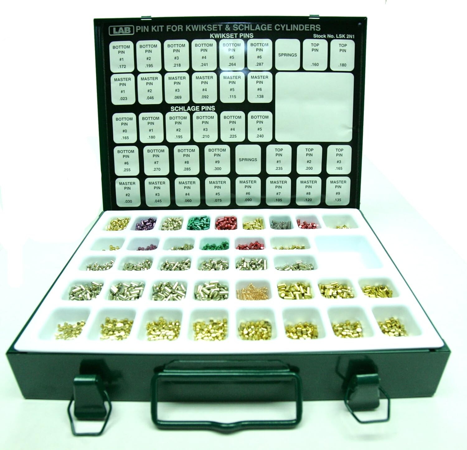 LAB LSK2N1 Pro Pin Kit for Rekeying Schlage and Kwikset