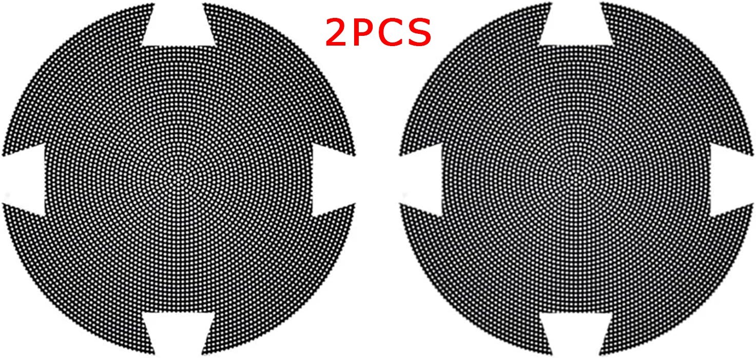 Excellent 2PCS Shield-shaped Dust-proof Mesh for PS5 Slim/Pro Game Console NEW