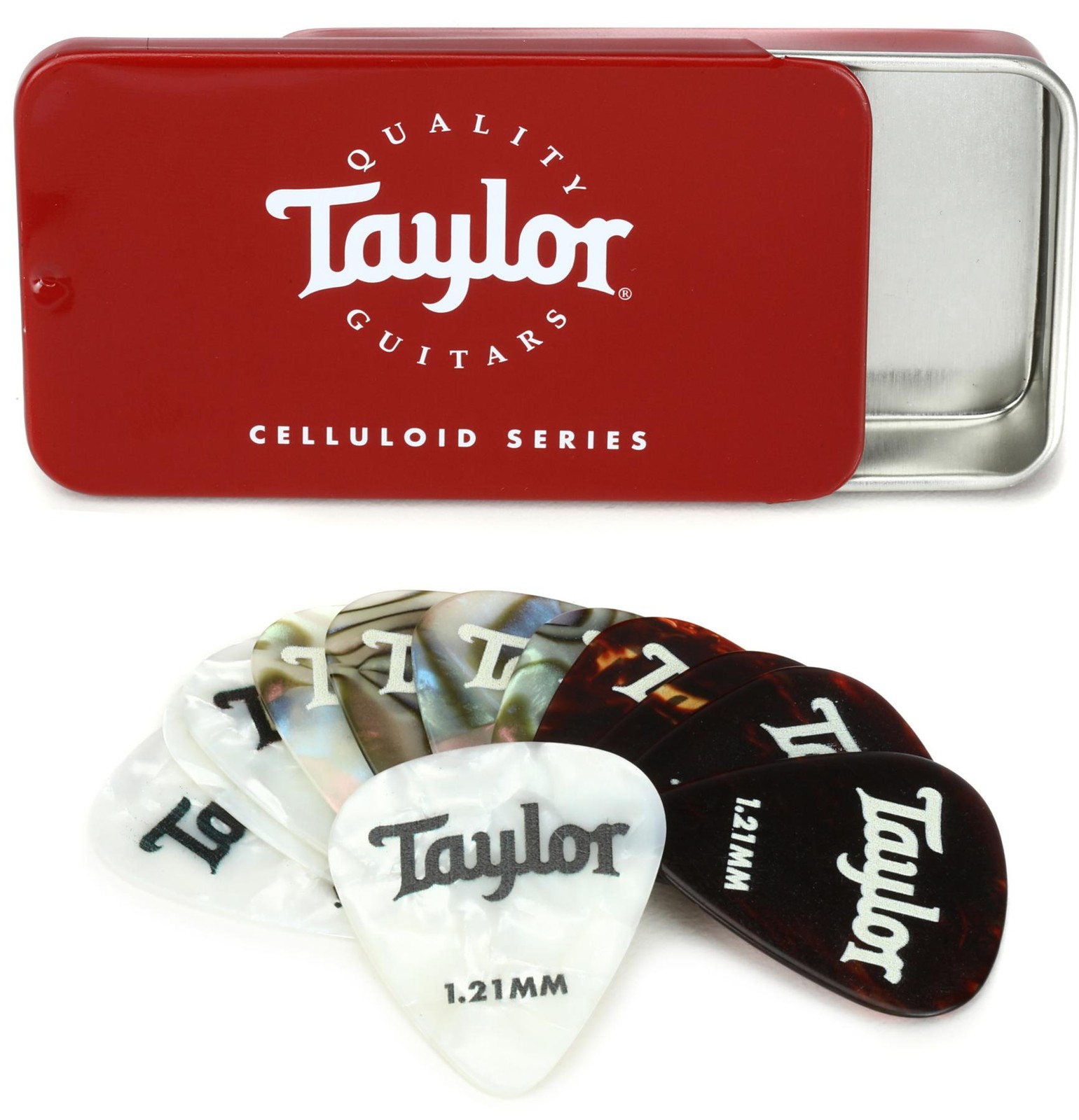Taylor Celluloid Pick Tin (2-pack) Bundle
