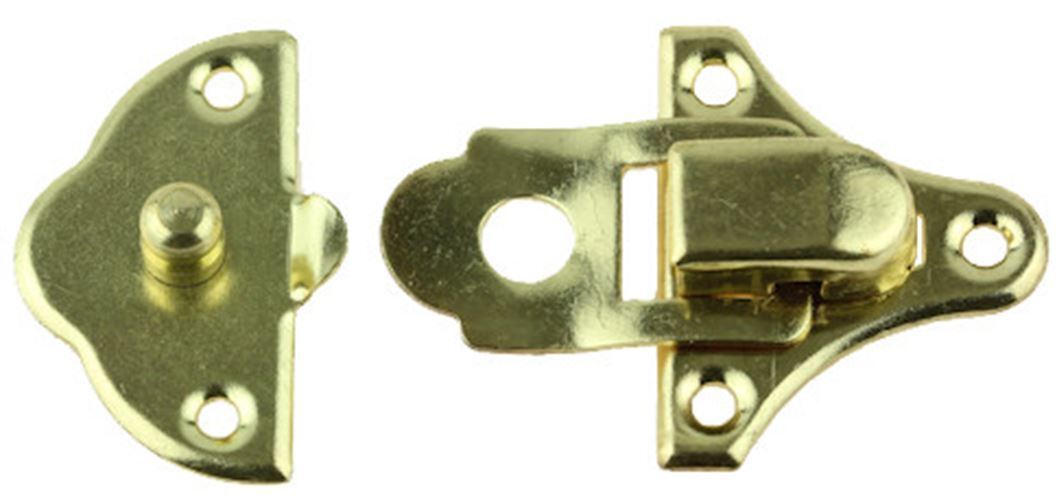 Small Snap Catch - Brass Plated - 1 1/2" (1175)
